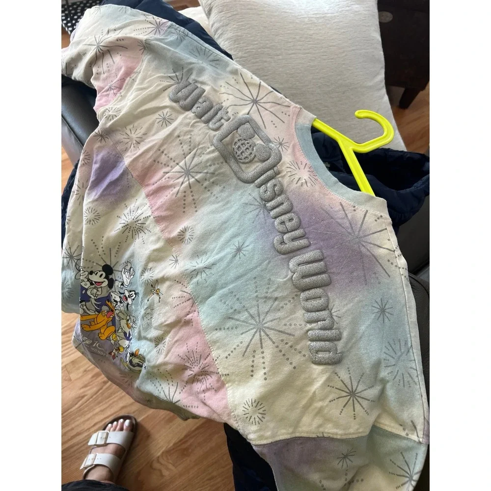 Disneyland Spirit Jersey Size kids XL Pastel Characters Mickey‎ Mouse 100 Years